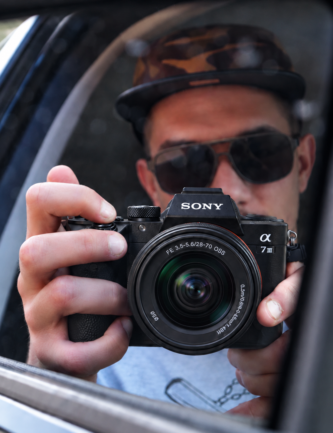 Ronny Rodriguez avec un appareil Sony a7 III
